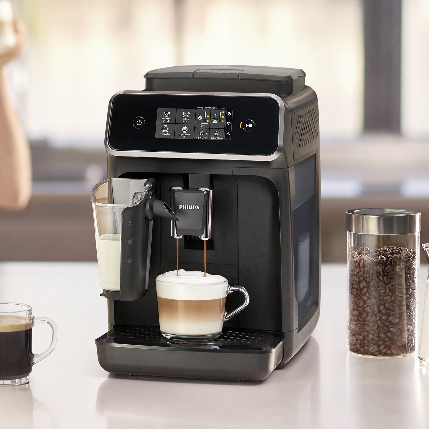 Philips 2200 LatteGo Series Super Automatic Espresso Machine #EP2230/1 –  ECS Coffee