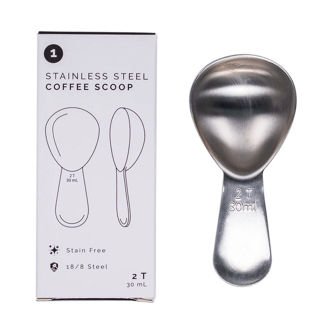Planetary Design 2tbs/30ml Coffee Scoop, Brushed Steel