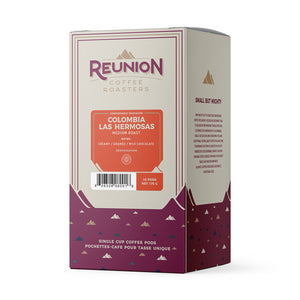 Reunion Coffee Roasters Colombia Las Hermosas Coffee Pods 16 Pack