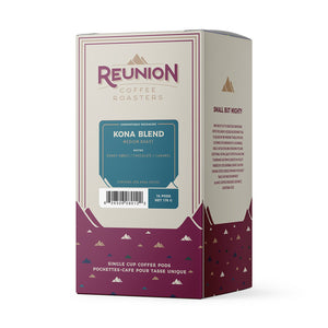 Reunion Coffee Roasters Kona Blend Coffee Pods 16 Pack
