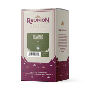 Reunion Coffee Roasters Sumatra Ketambe Coffee Pods 16 Pack