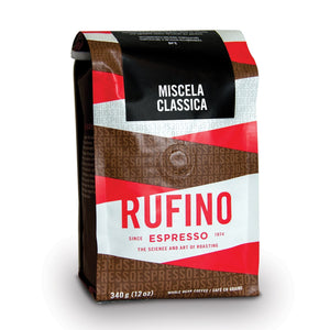 Rufino Espresso Miscela Classica Whole Bean Coffee, 12 oz.