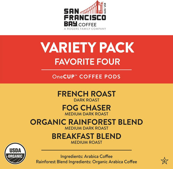 San Francisco Bay Single Favourite Four Serve Coffee Variety 80 Pack