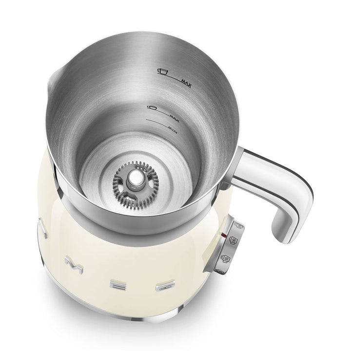 SMEG Electric Milk Frother, Cream