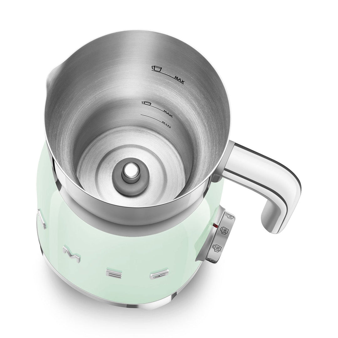 SMEG Electric Milk Frother, Pastel Green