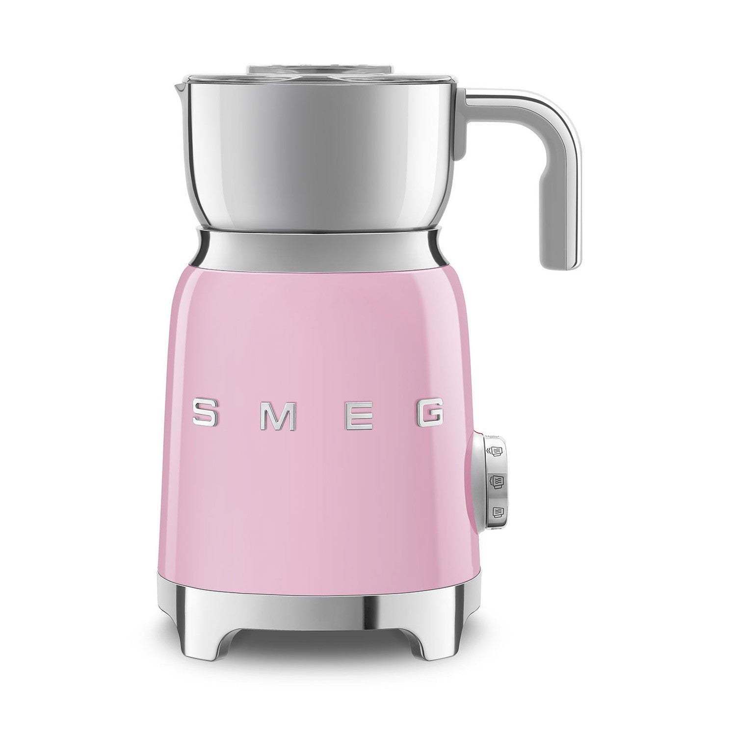 SMEG Electric Milk Frother, Pink