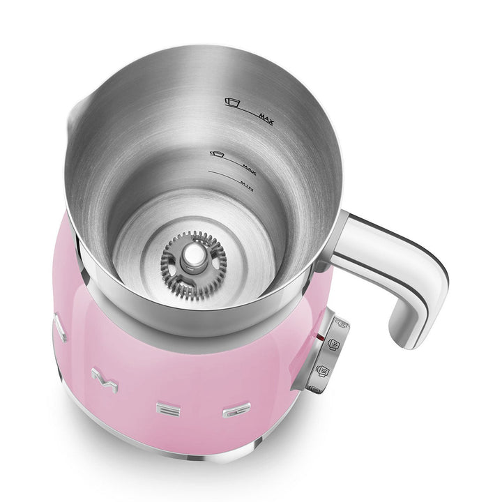 SMEG Electric Milk Frother, Pink