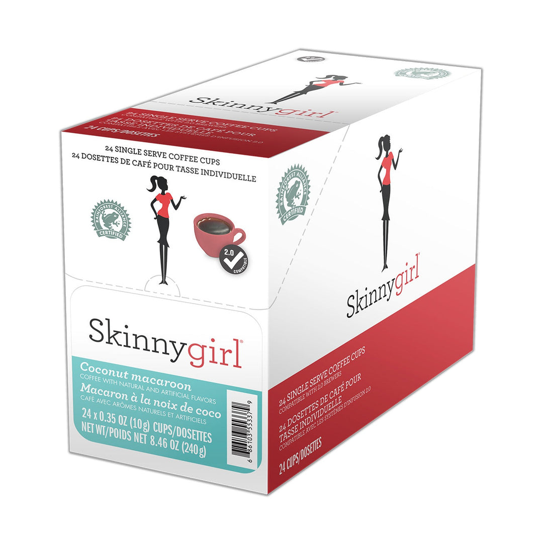 Skinny Girl Coconut Macaroon Single Serve Coffee 24 Pack