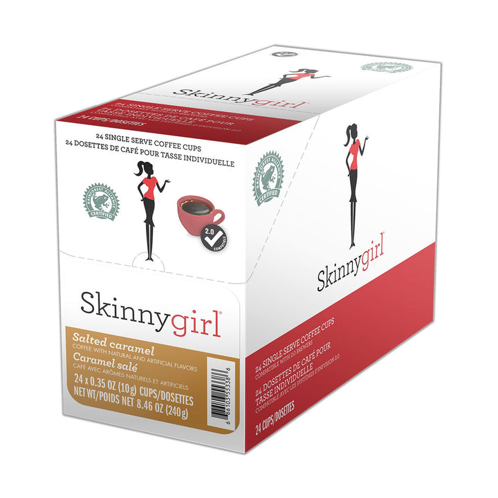 Skinny Girl Salted Caramel Single Serve Coffee 24 Pack