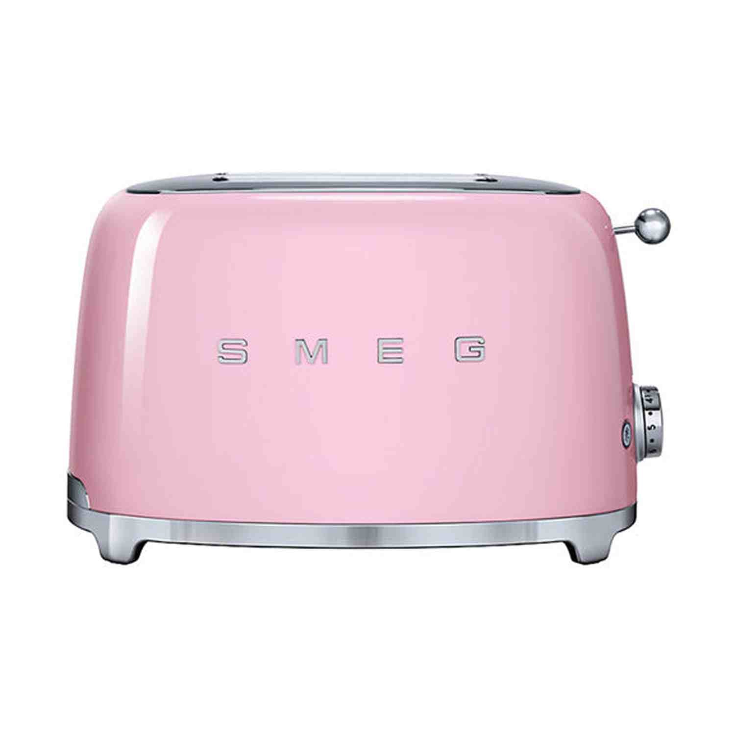 Smeg 2-Slice Toaster - Pastel Pink
