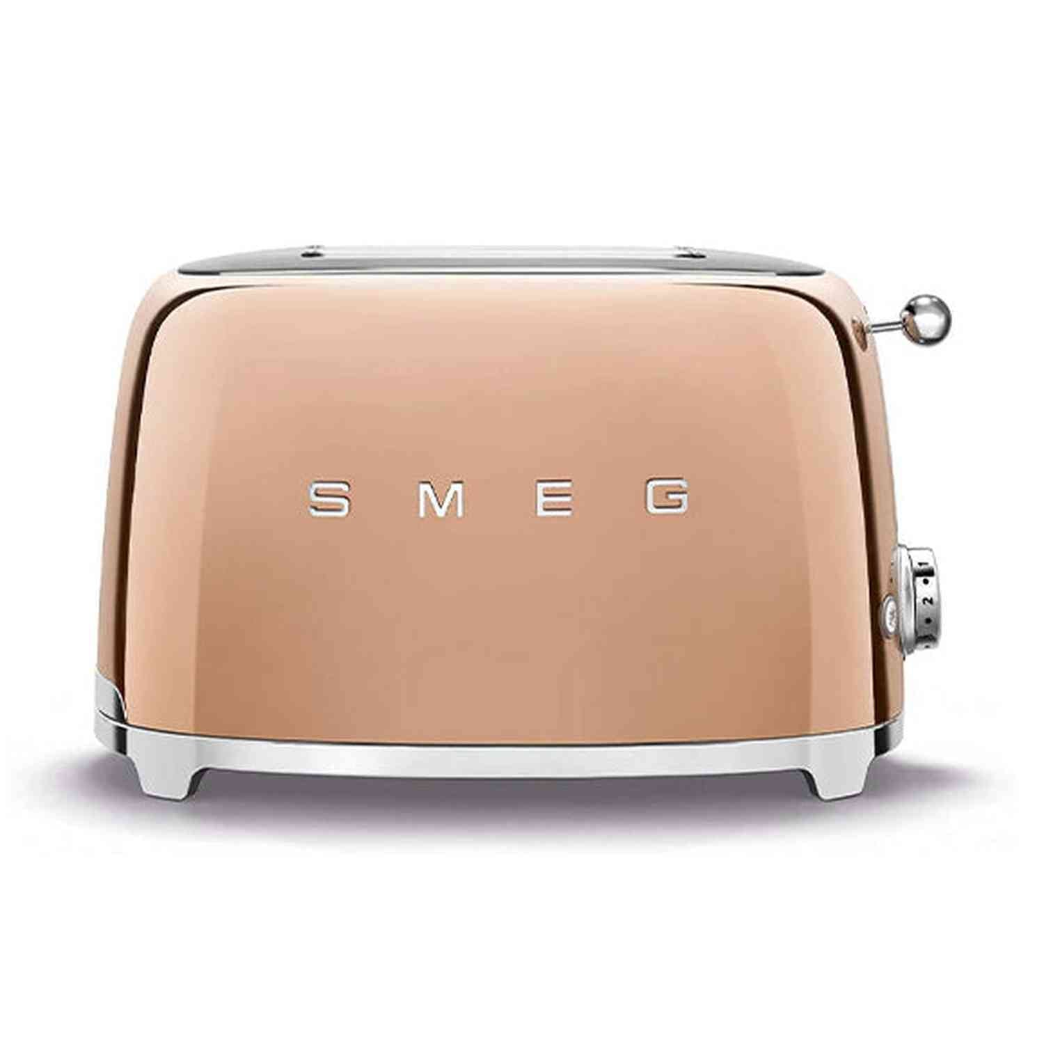 Smeg 2-Slice Toaster - Rose Gold