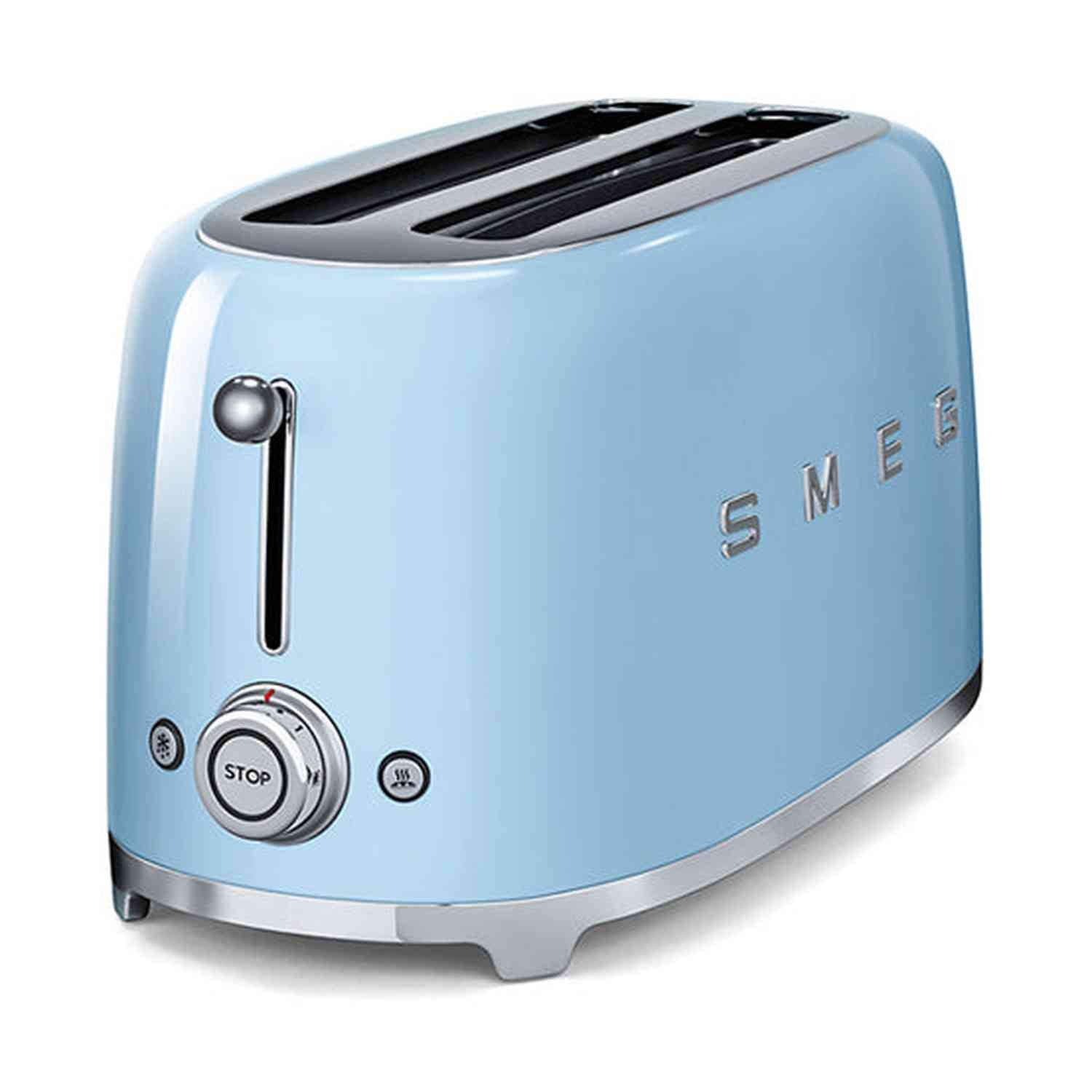 Smeg 4-Slice Toaster - Pastel Blue
