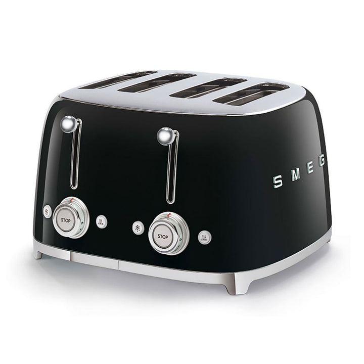 Smeg 4-Slot Toaster, Black 