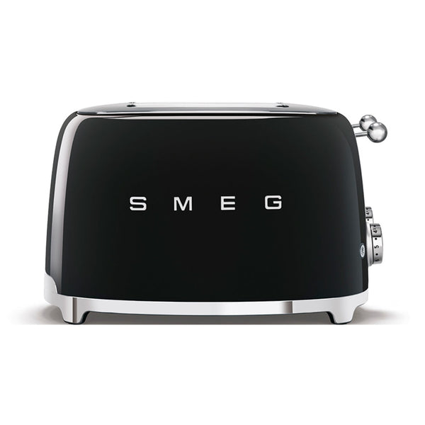 Smeg 4-Slot Toaster, Black #TSF03BLUS