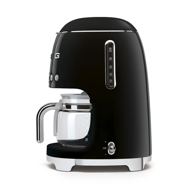 Smeg 50s Style Drip Filter Coffee Machine, Black #DCF02BLUS