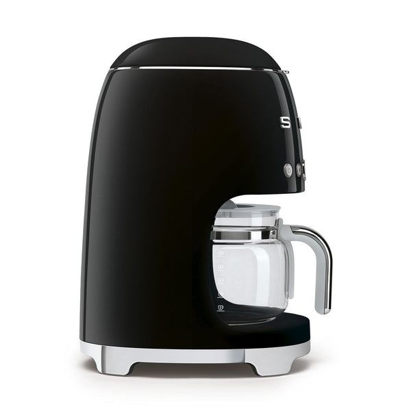 Smeg 50s Style Drip Filter Coffee Machine, Black #DCF02BLUS