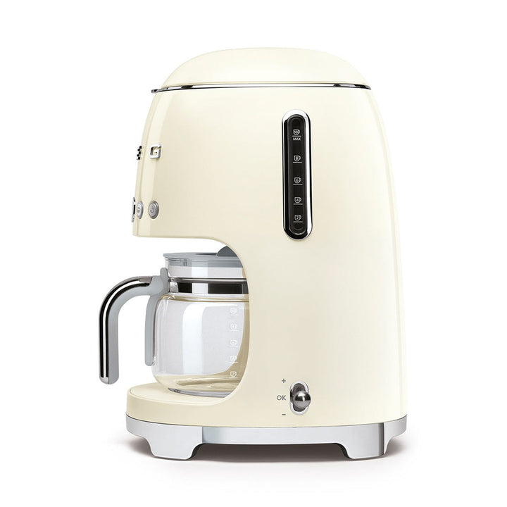 Smeg 50s Style Drip Filter Coffee Machine, Cream 