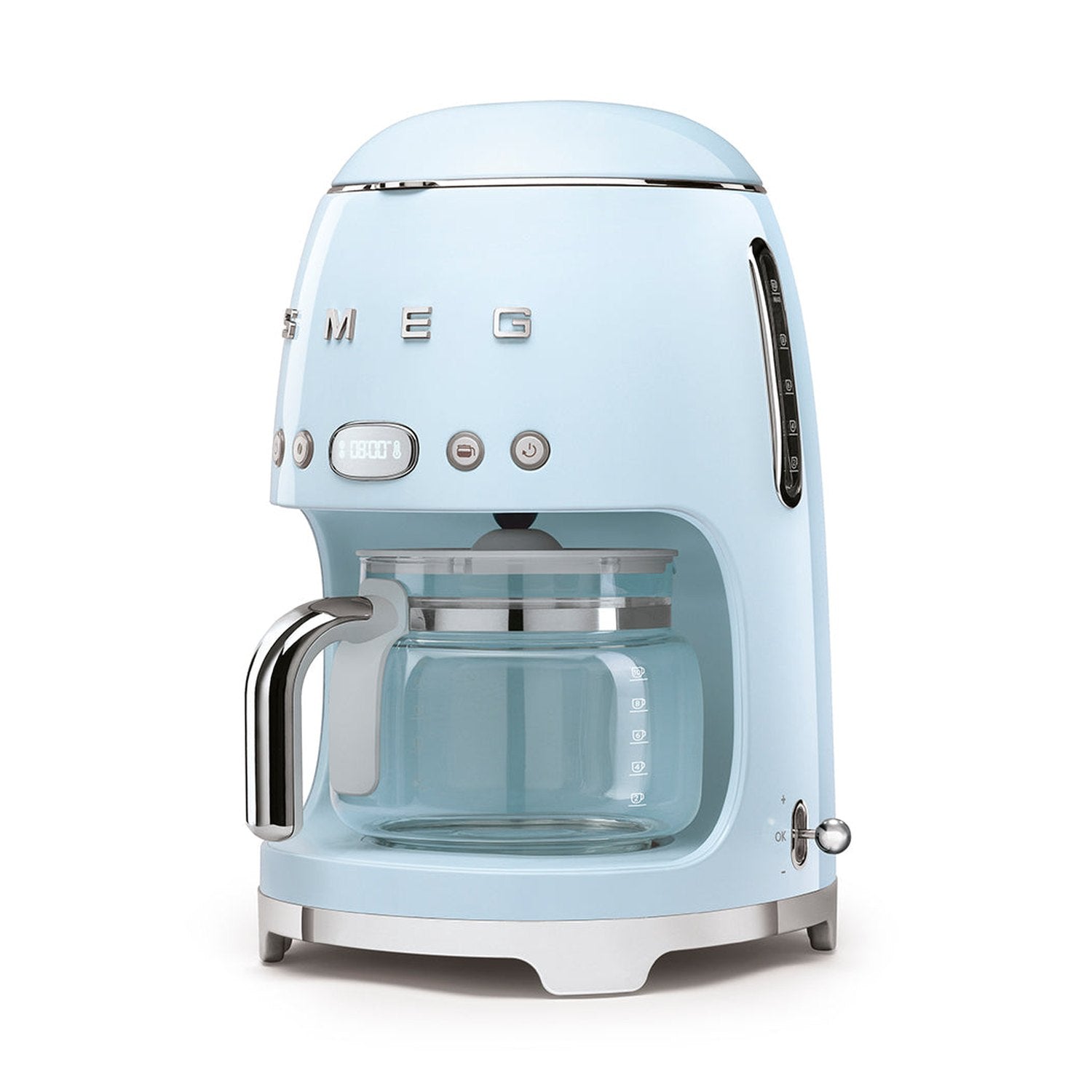 Smeg 50s Style Drip Filter Coffee Machine, Pastel Blue #DCF02PBUS
