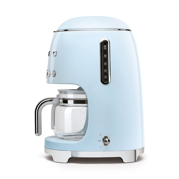 Smeg 50s Style Drip Filter Coffee Machine, Pastel Blue #DCF02PBUS