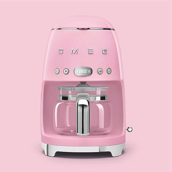 Smeg 50s Style Drip Filter Coffee Machine, Pink #DCF02PKEU