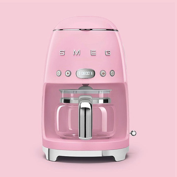 Smeg 50s Style Drip Filter Coffee Machine, Pink 