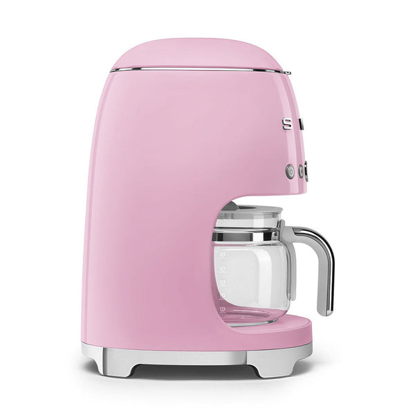 Smeg 50s Style Drip Filter Coffee Machine, Pink #DCF02PKEU