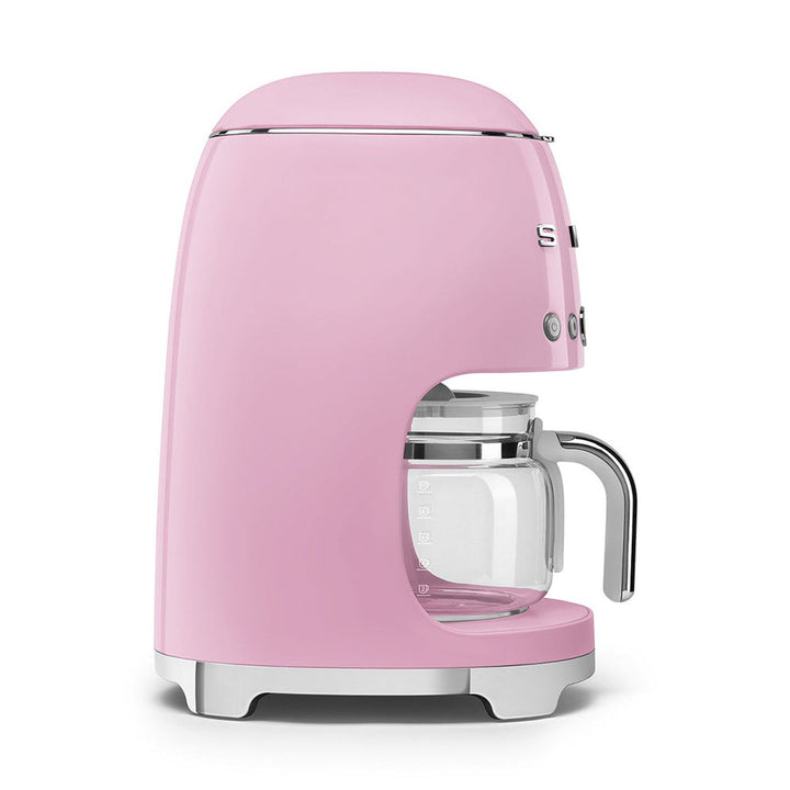 Smeg 50s Style Drip Filter Coffee Machine, Pink 