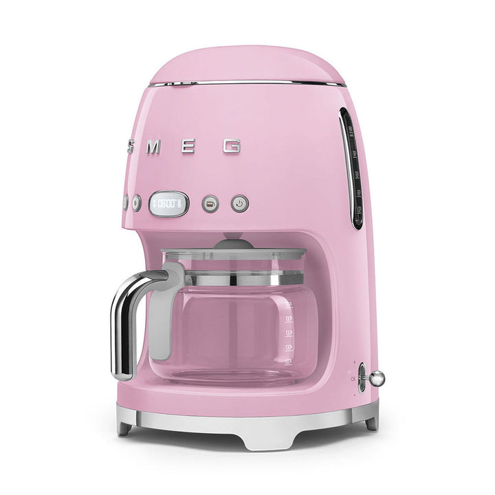 Smeg 50s Style Drip Filter Coffee Machine, Pink 