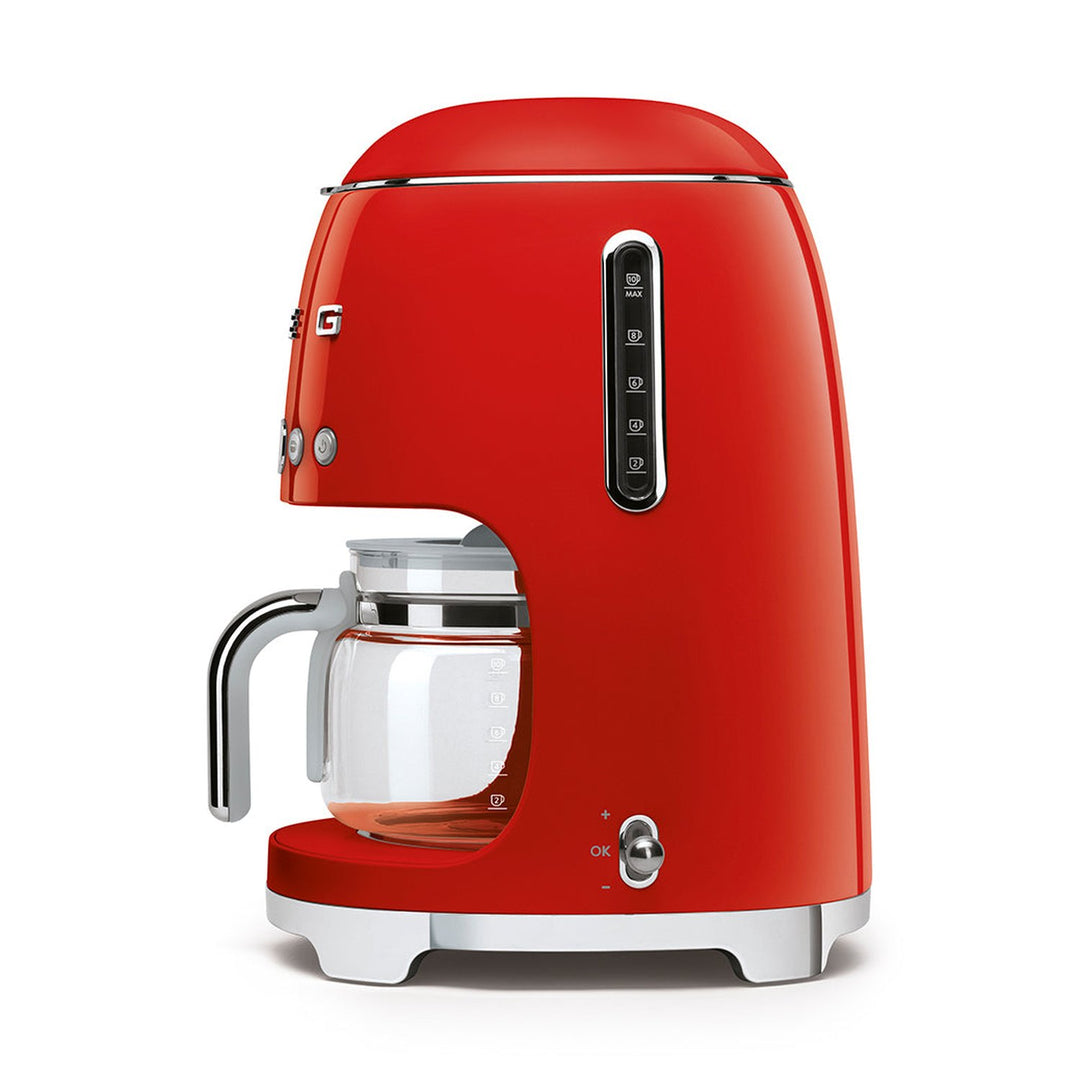 Smeg 50s Style Drip Filter Coffee Machine, Red 