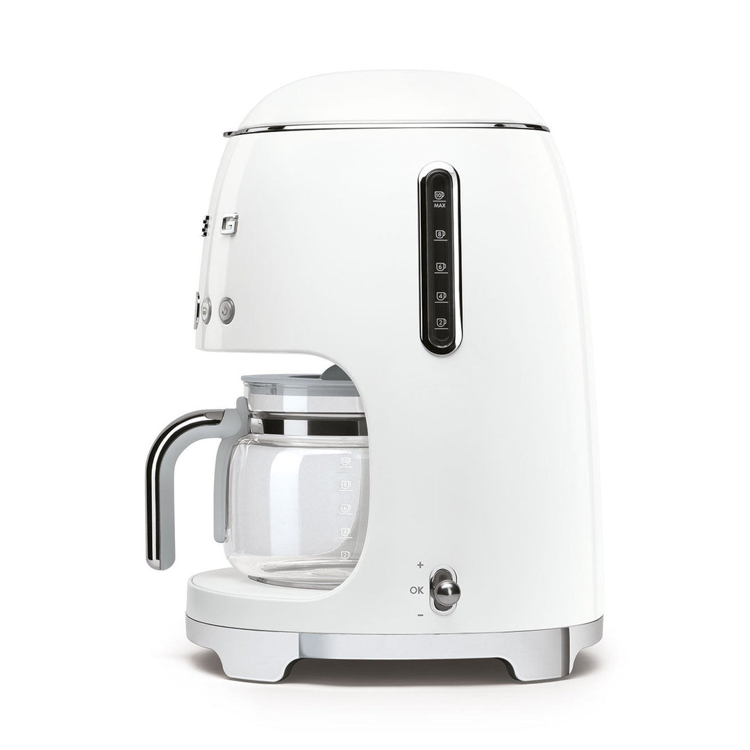 Smeg 50s Style Drip Filter Coffee Machine, White 