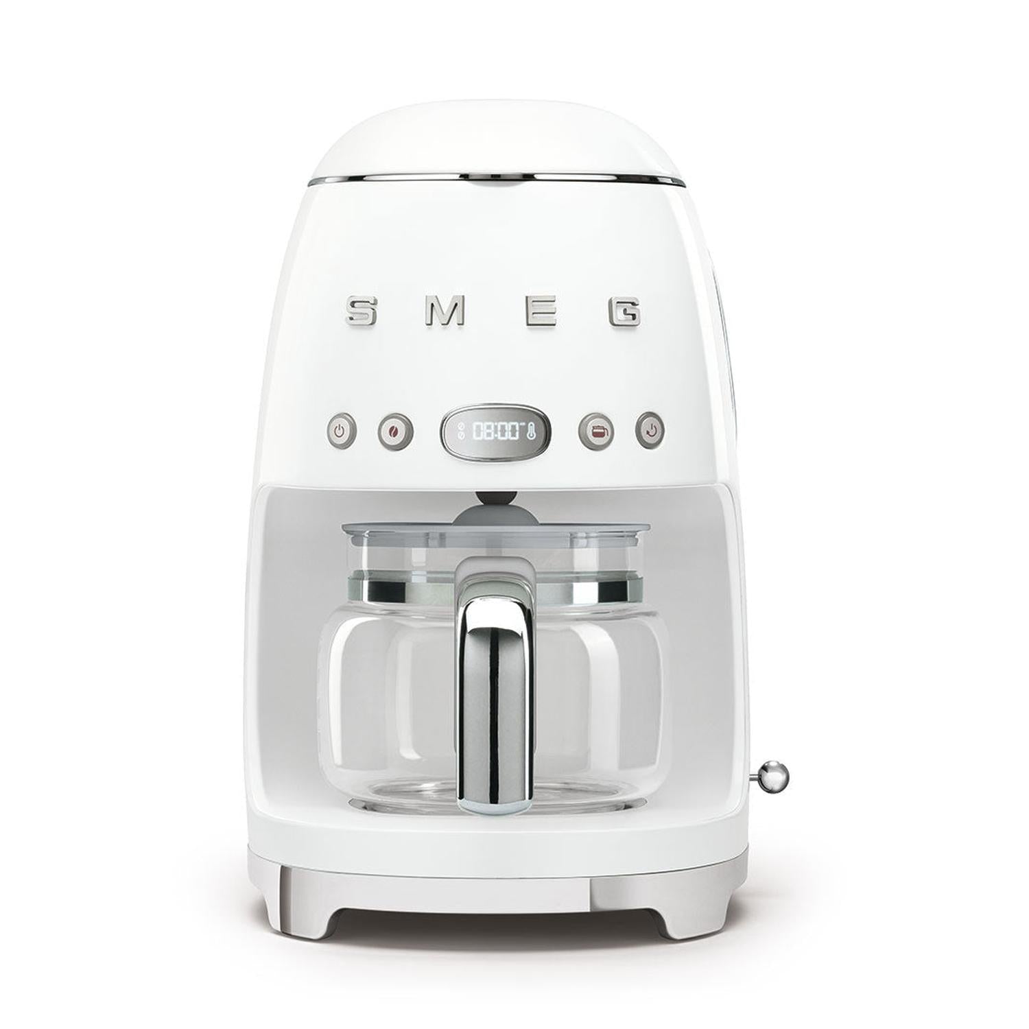 Smeg 50s Style Drip Filter Coffee Machine, White #DCF02WHUS