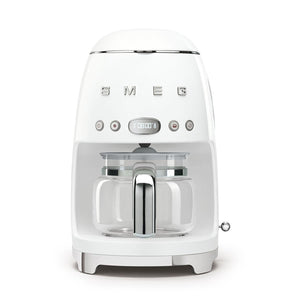 Smeg 50s Style Drip Filter Coffee Machine, White #DCF02WHUS