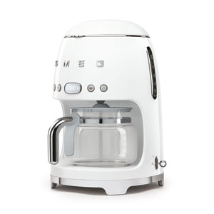 Smeg 50s Style Drip Filter Coffee Machine, White #DCF02WHUS