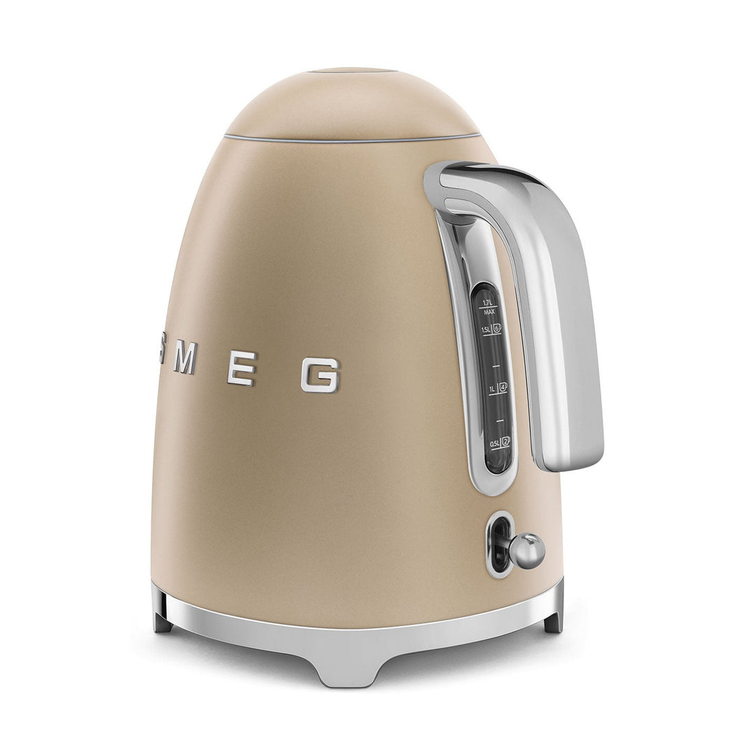 Smeg Electric Tea Kettle, Matte Champagne