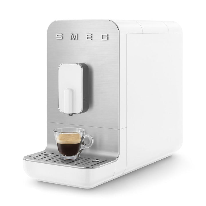 Smeg Super Automatic Espresso Machine with Hot Water, Matte White 