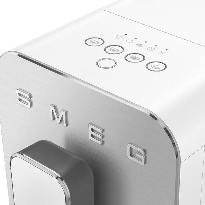 Smeg Super Automatic Espresso Machine with Hot Water, Matte White 
