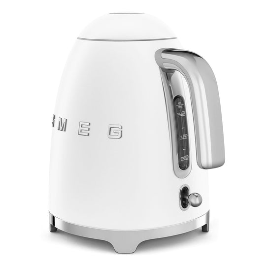 Smeg Electric Tea Kettle, Matte White ECS Coffee