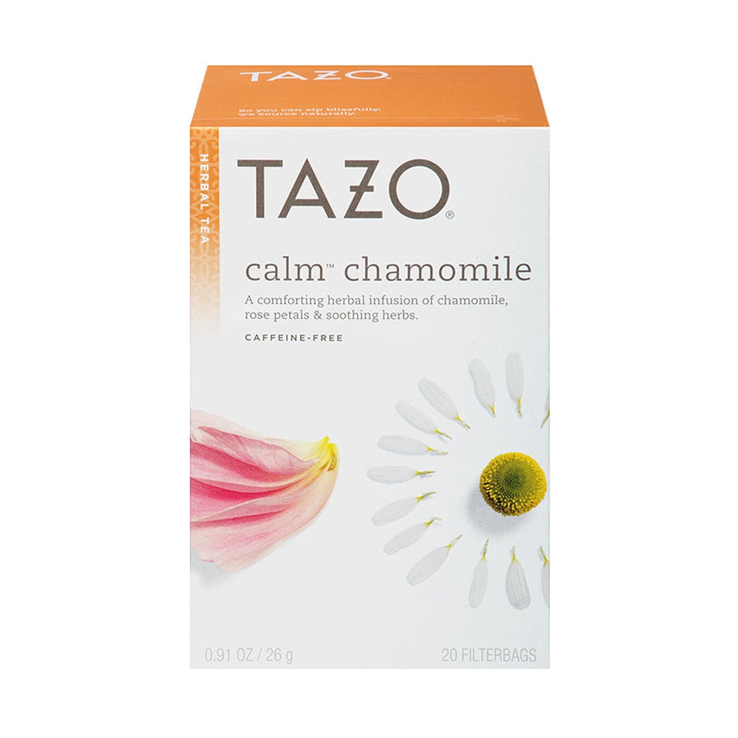 Tazo Calm Chamomile Filterbag Tea 20 Count
