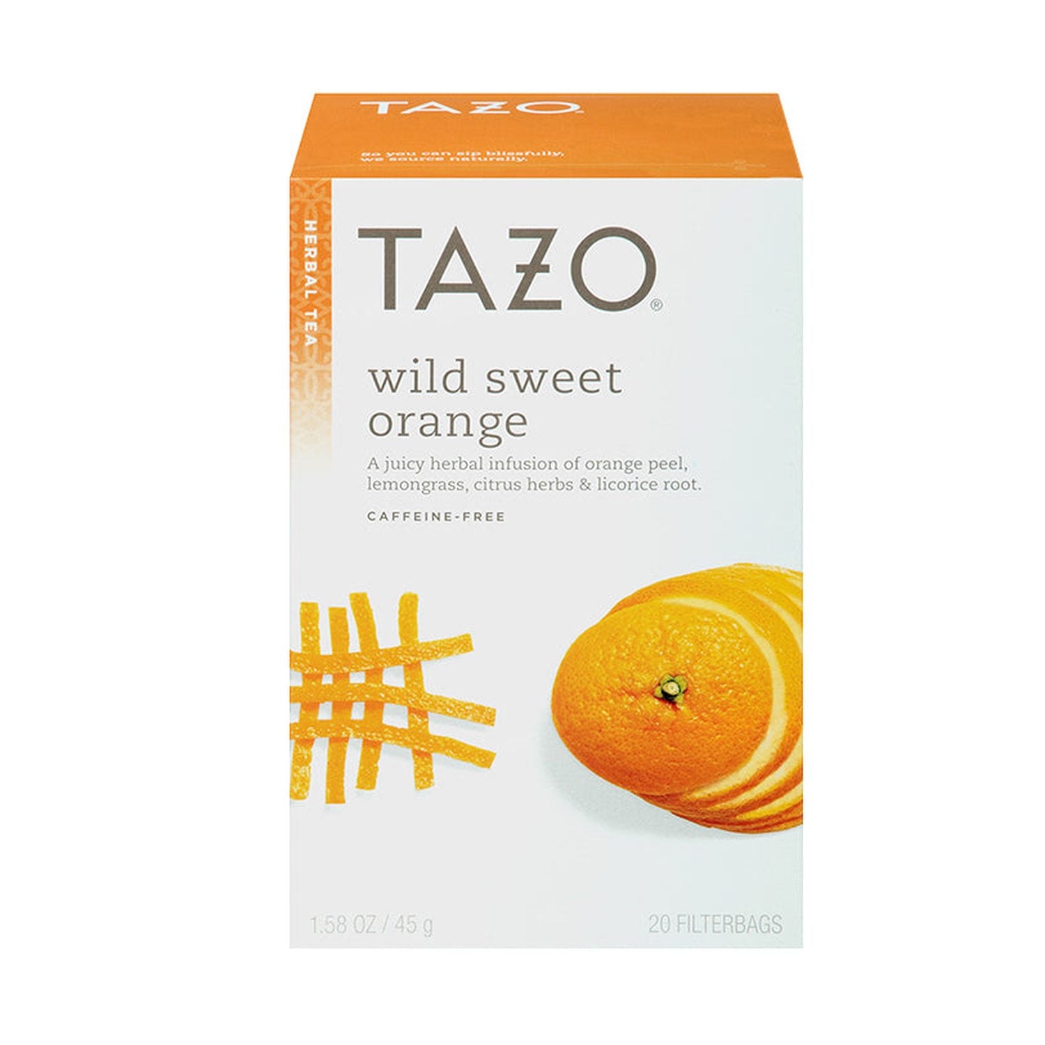 Tazo Wild Sweet Orange Filterbag Tea 20 Count