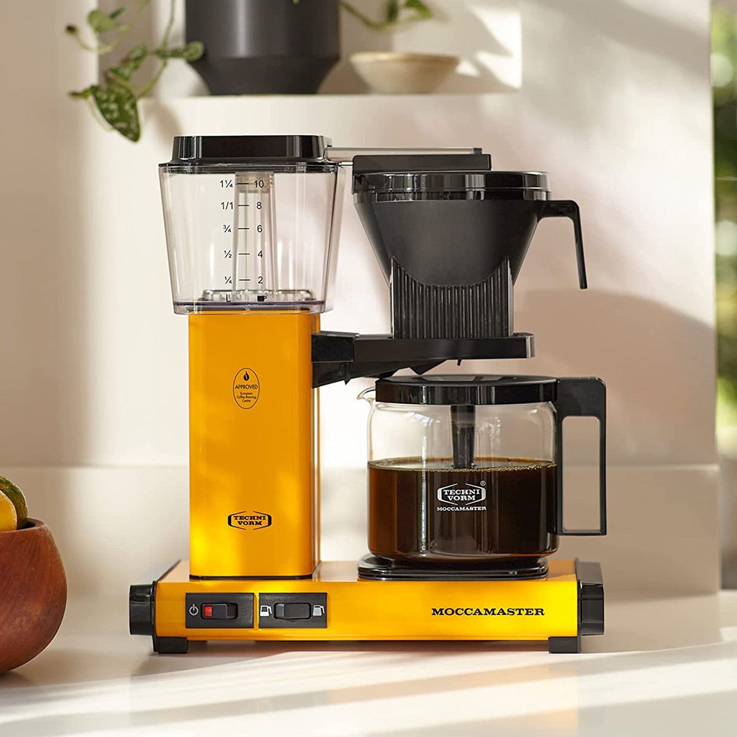 Technivorm Moccamaster KBGV Select Coffee Maker, Yellow Pepper #53942