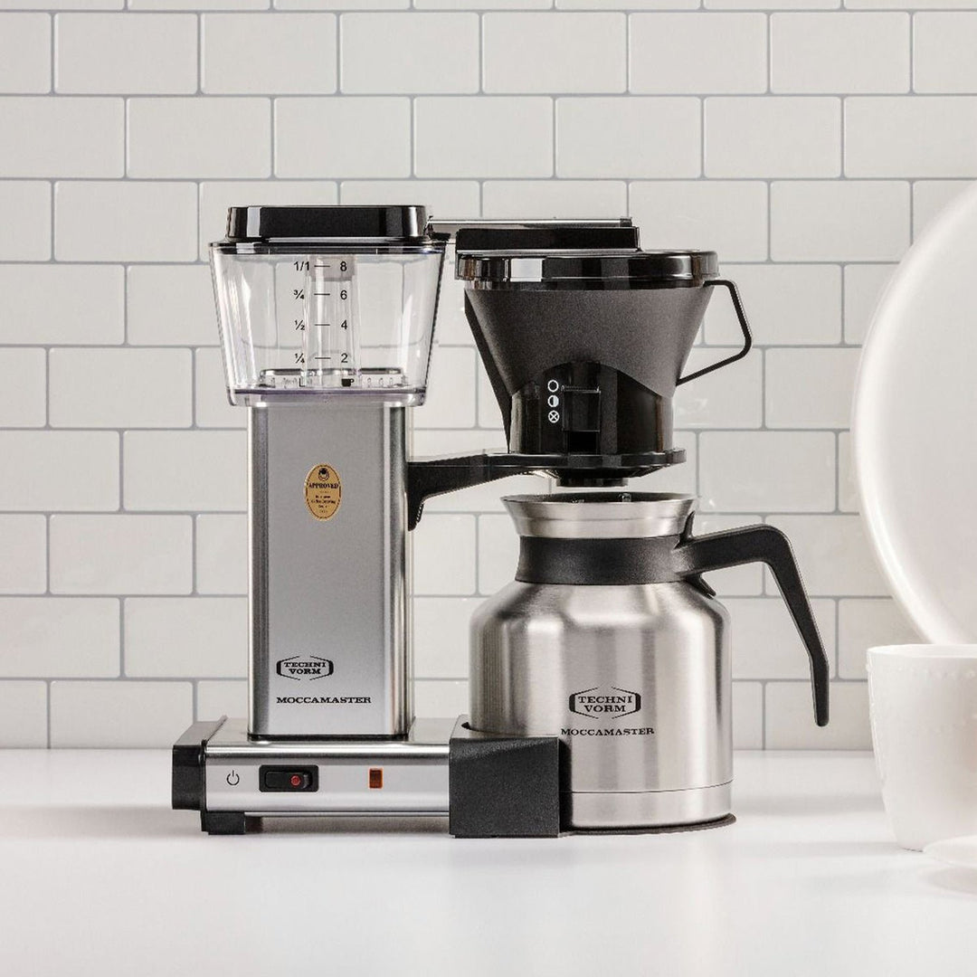 OPEN BOX | Technivorm Moccamaster KBTS 741 8-Cup Coffee Maker, Polished Silver 