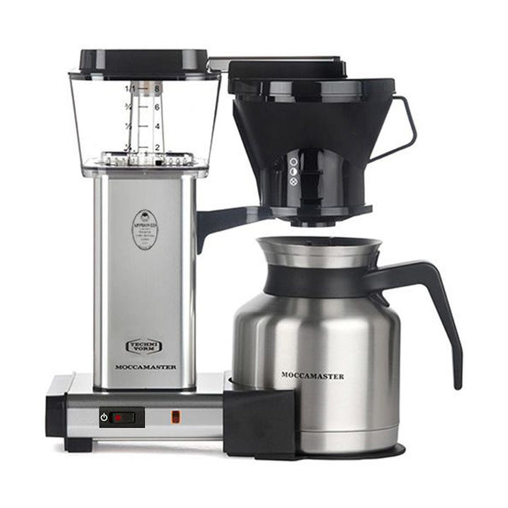 OPEN BOX | Technivorm Moccamaster KBTS 741 8-Cup Coffee Maker, Polished Silver 