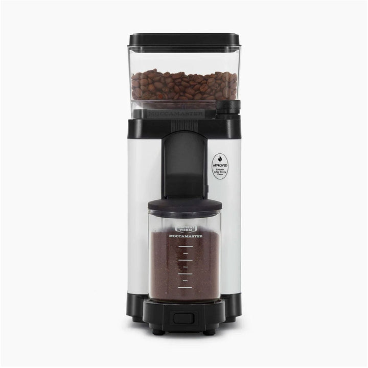Technivorm Moccamaster KM5 Burr Coffee Grinder, Matte White 
