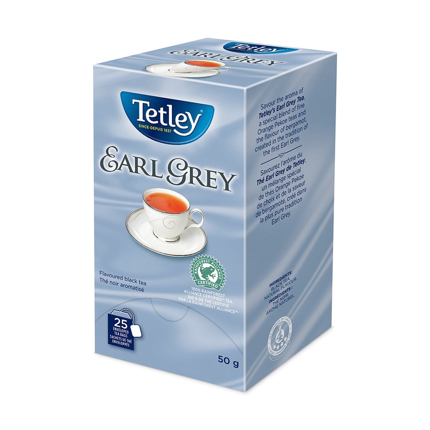 Tetley Earl Grey Tea 25 Count