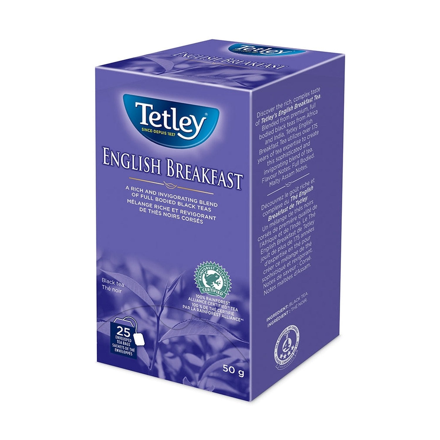 Tetley English Breakfast Tea 25 Count