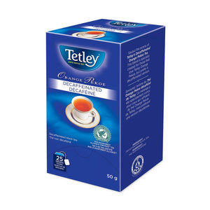 Tetley Orange Pekoe Decaffeinated Tea 25 Count
