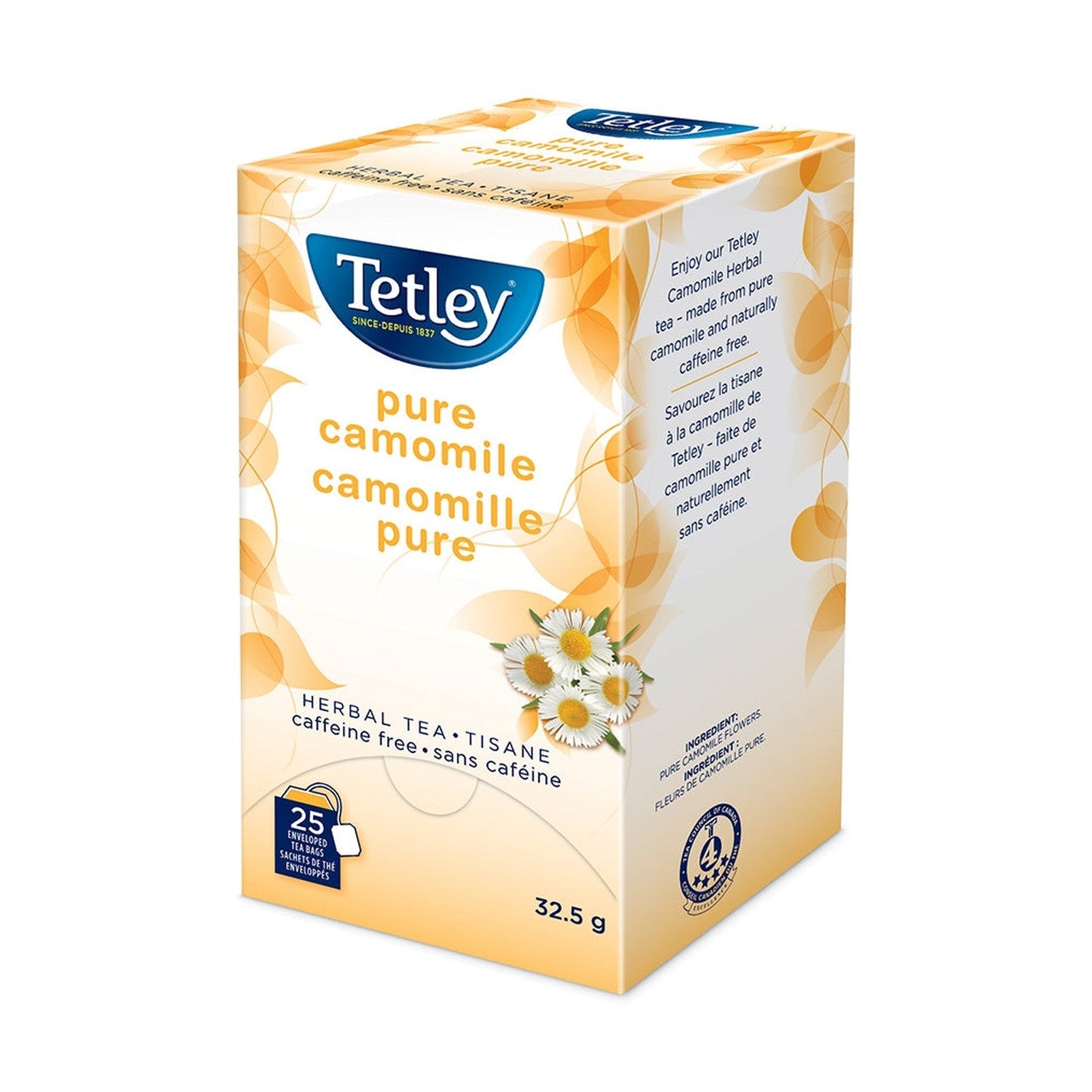 Tetley Pure Camomile Tea 25 Count