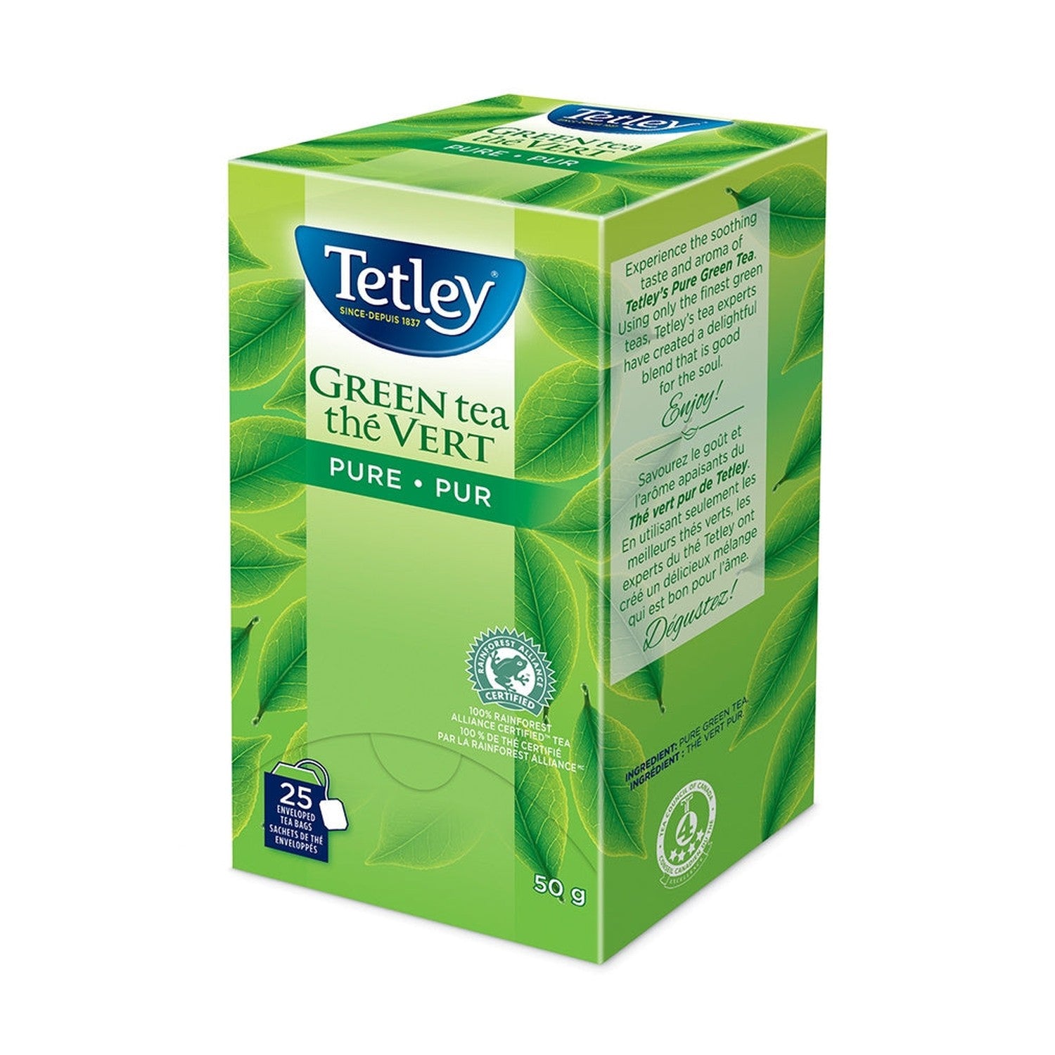 Tetley Pure Green Tea 25 Count