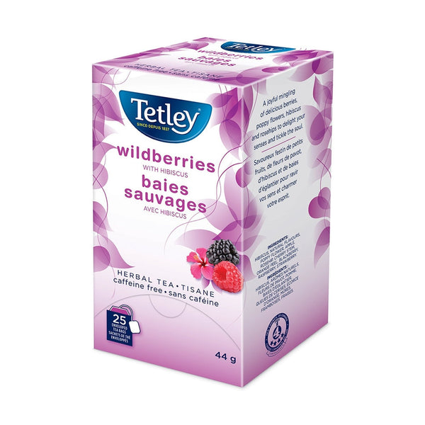 Tetley Wildberries with Hibiscus Tea 25 Count