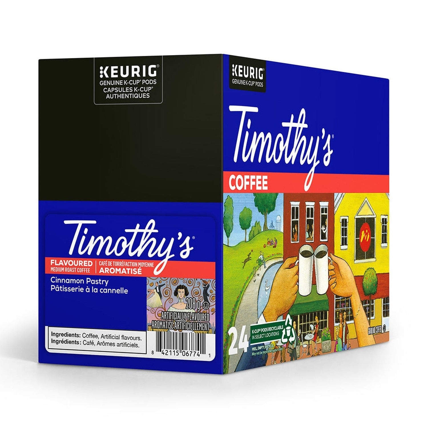 Timothy's Cinnamon Pastry K-Cup® Pods 24 Pack
